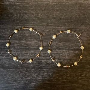 Stella & Dot hoop earrings